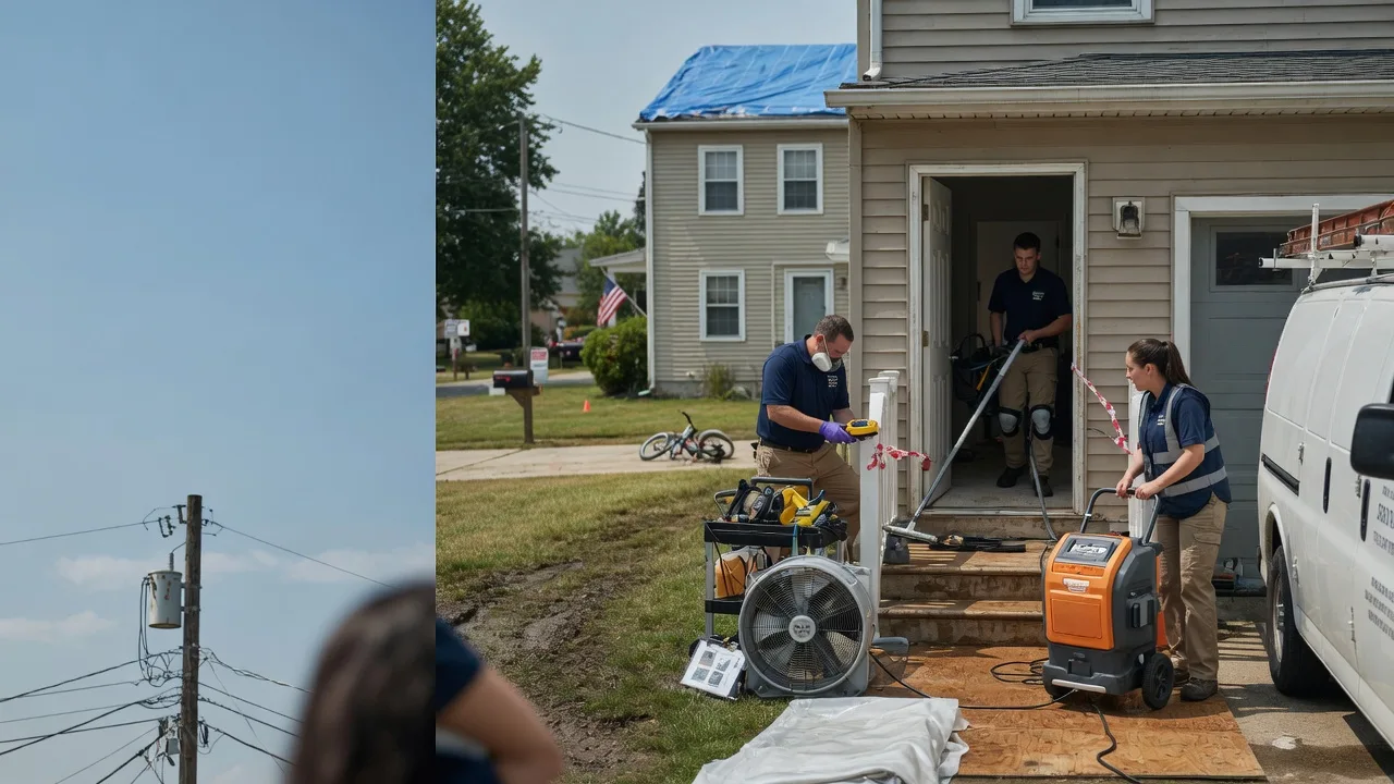 Water Damage Repair in New Memphis, IL near me